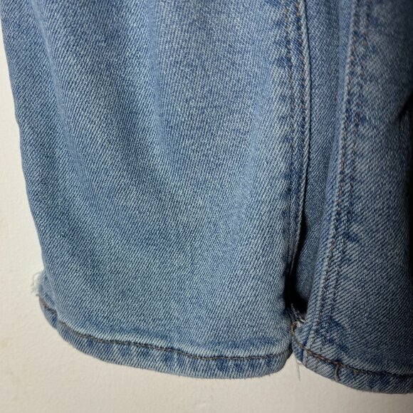 American Eagle Mom Overalls Size 8 Distressed - Picture 5 of 12